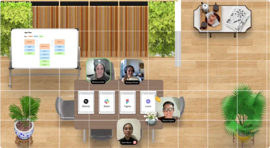 User Experience Design Experts gathering around a table to collaborate on UX Design Projects